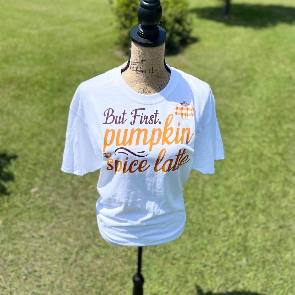 But first. Pumpkin spice latte tee!